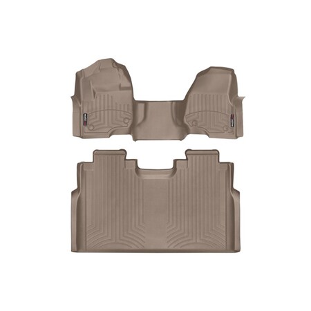 Weathertech Front and Rear Floorliners - Over The Hump, 4510321-456974 4510321-456974